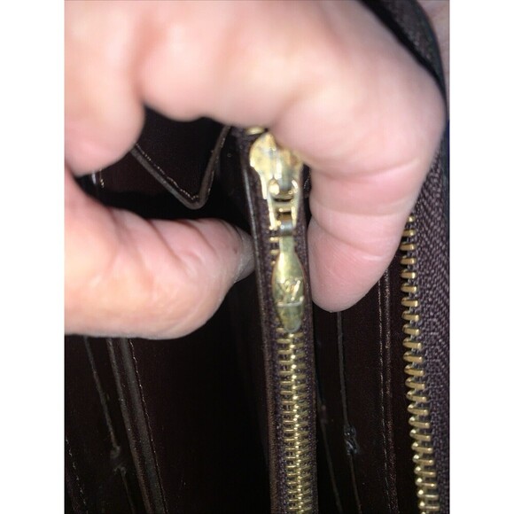 Louis Vuitton Monogram Wine Vernis Patent Leather Empreinte Zippy Long Wallet - Picture 3 of 13